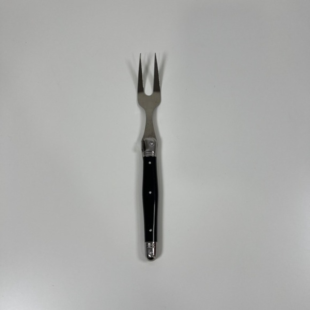 Jean Dubost Laguiole Meat‎ Fork Serving Utensil Black 8.5" France